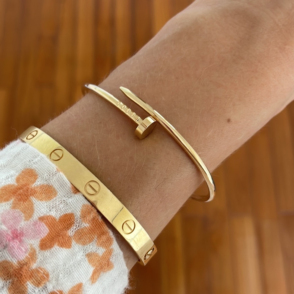 Cartier Juste un Clou JUC bracelet Size 17 Yellow Gold